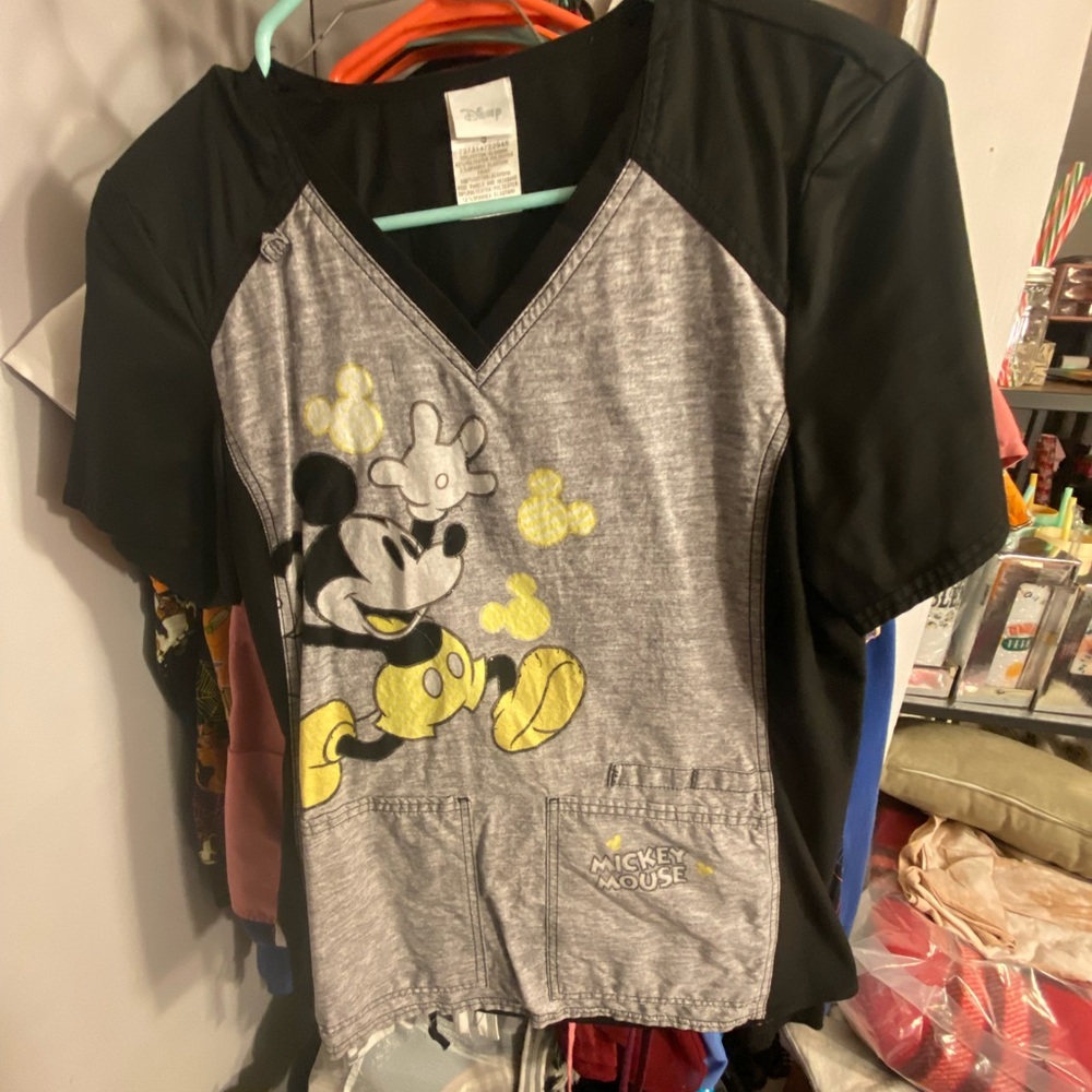 Disney scrub top